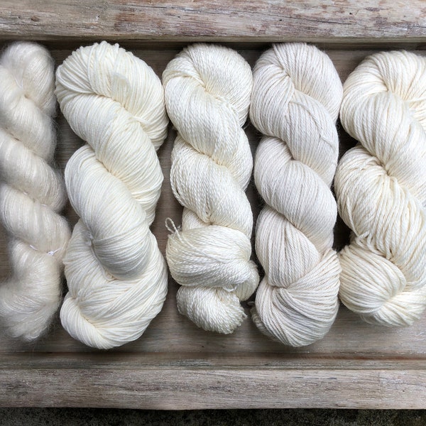 Plain Jane Undyed Yarn - Yarn Bases - Bare Yarn