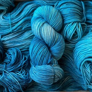 Turquoise and Caicos - Hand Dyed Yarn