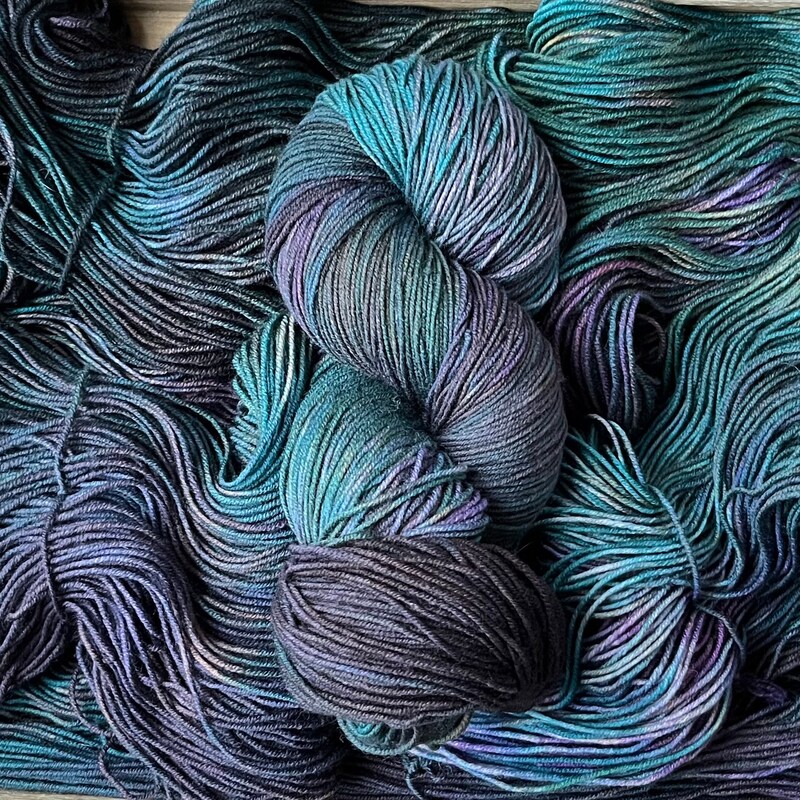 Peacock Blue Yarn - Etsy