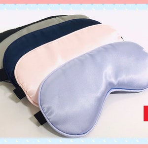 Adjustable Satin Sleep Mask, Silky-Soft Sleep Mask
