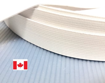 15 mm White Elastic Waistband