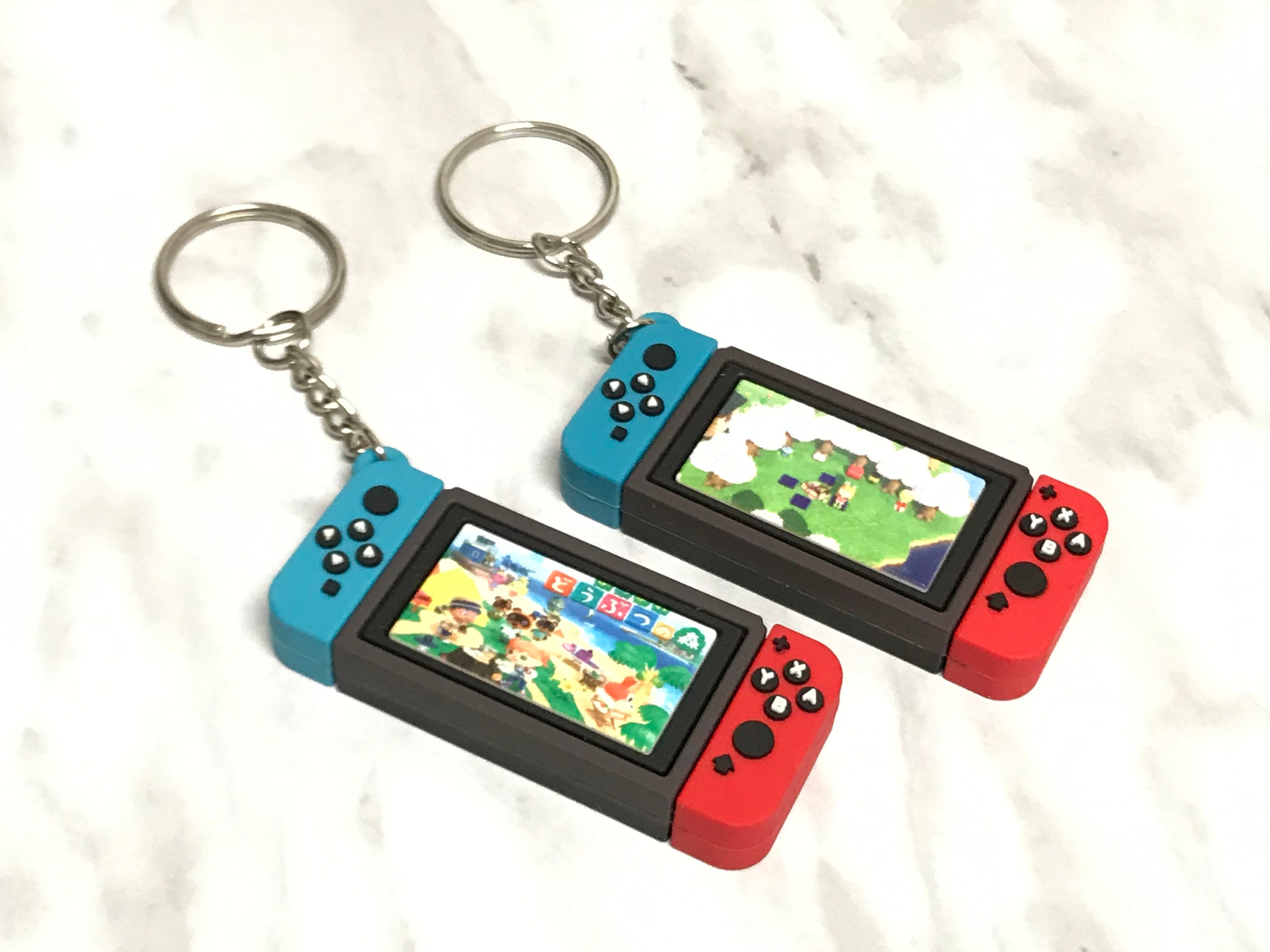 Miniature Nintendo Switch Keychain Animal Crossing Keychain Etsy