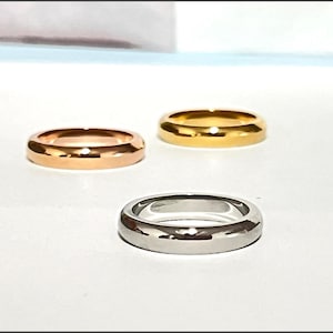 4mm Titanium Ring | Stacking Ring | Minimalist Ring | Simple Ring