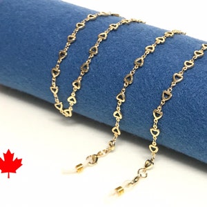 14K Gold Plated Eyeglasses Chain, Face Mask Chain, Mask Chain, Mask Lanyard, Mask Holder, Eyeglasses Chain Holder, Eyeglasses Lanyard