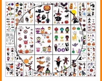 Halloween Temporary Tattoos | Halloween Tattoos