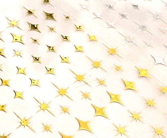 Nail Art Stickers | Star | Fingernails | Toenails Decorations | Self Adhesive Nail Stickers