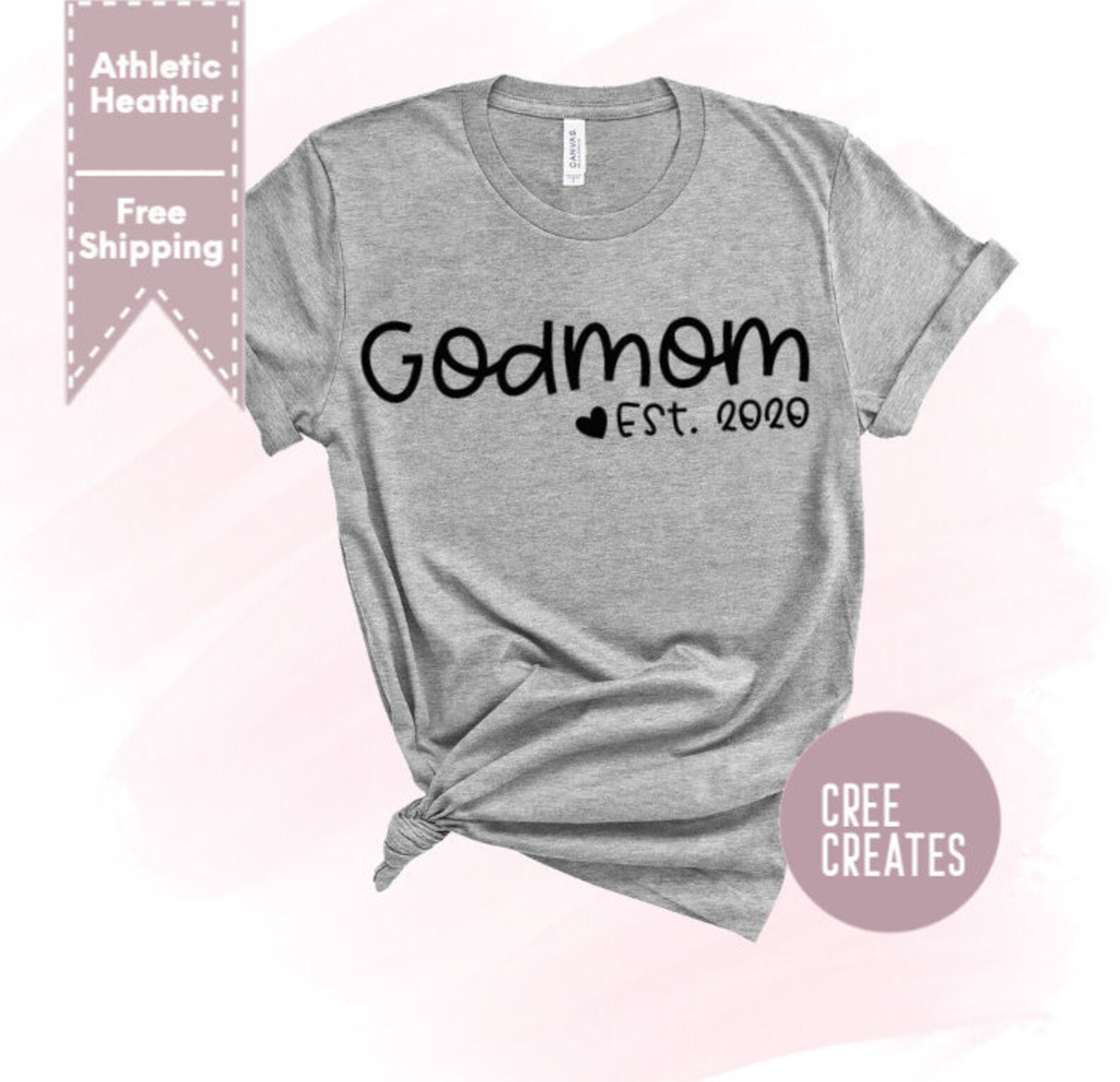 Godmom shirt God Mother Gift God Mom Gift From God Child Etsy