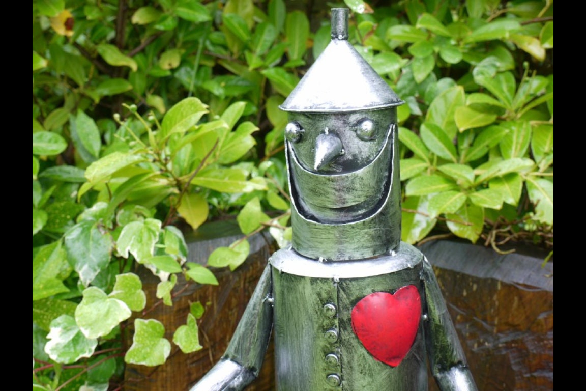 Tin Man Wizard of Oz Garden Statue Garden Statue Garden Etsy