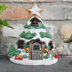 Christmas Fairy Tree House decoration