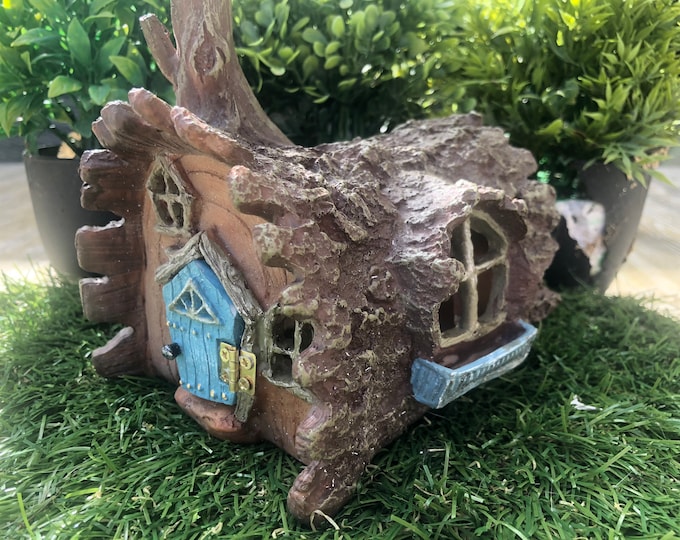Fairy Garden Log House, Fairy Garden, Fairy Garden Gift, Garden ...