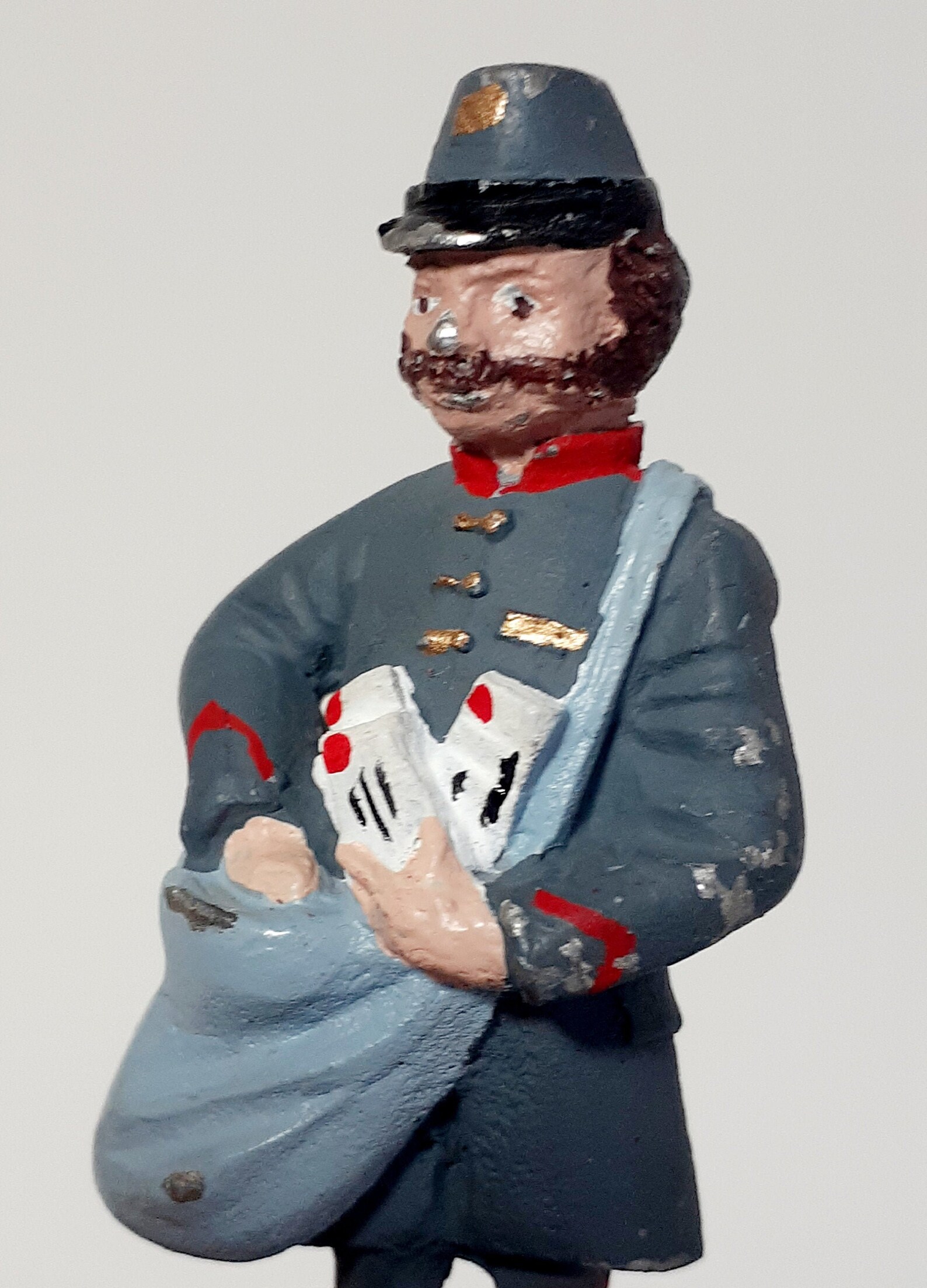 Die Cast Scale Model of Victorian Postman Etsy