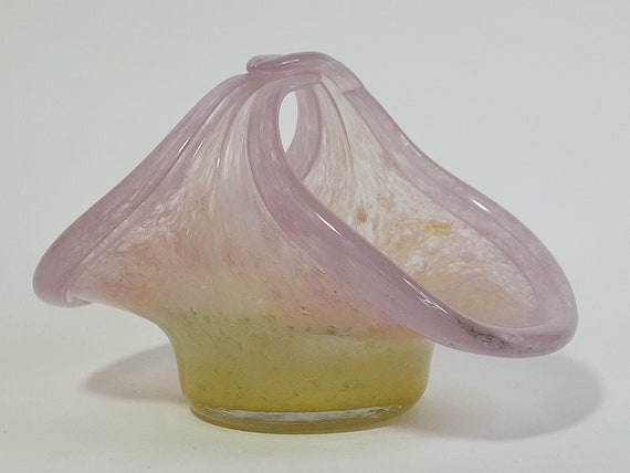 Vasart Glass Posy Bowl - Signed
