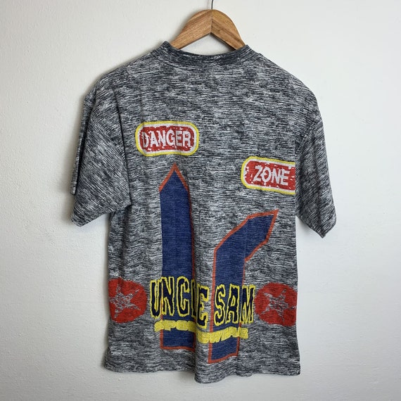 Vintage 90s T-shirt With Print uncle Sam S - Etsy