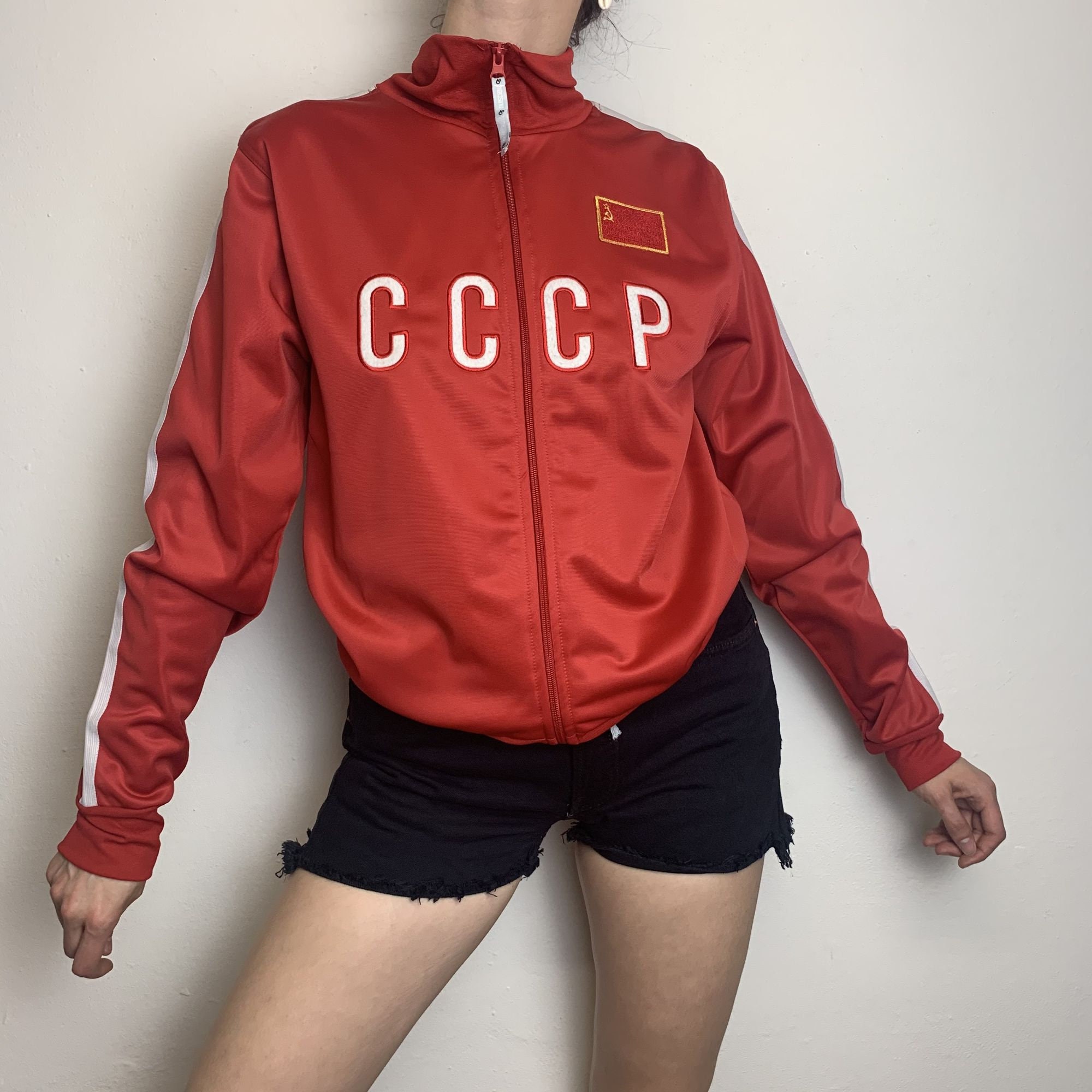 Vintage 80s/90s Training Jacket CCCP no - Etsy España