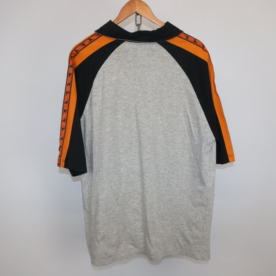 Vintage 80er 90er DIADORA T-shirt kurzarm Kragen … - image 4