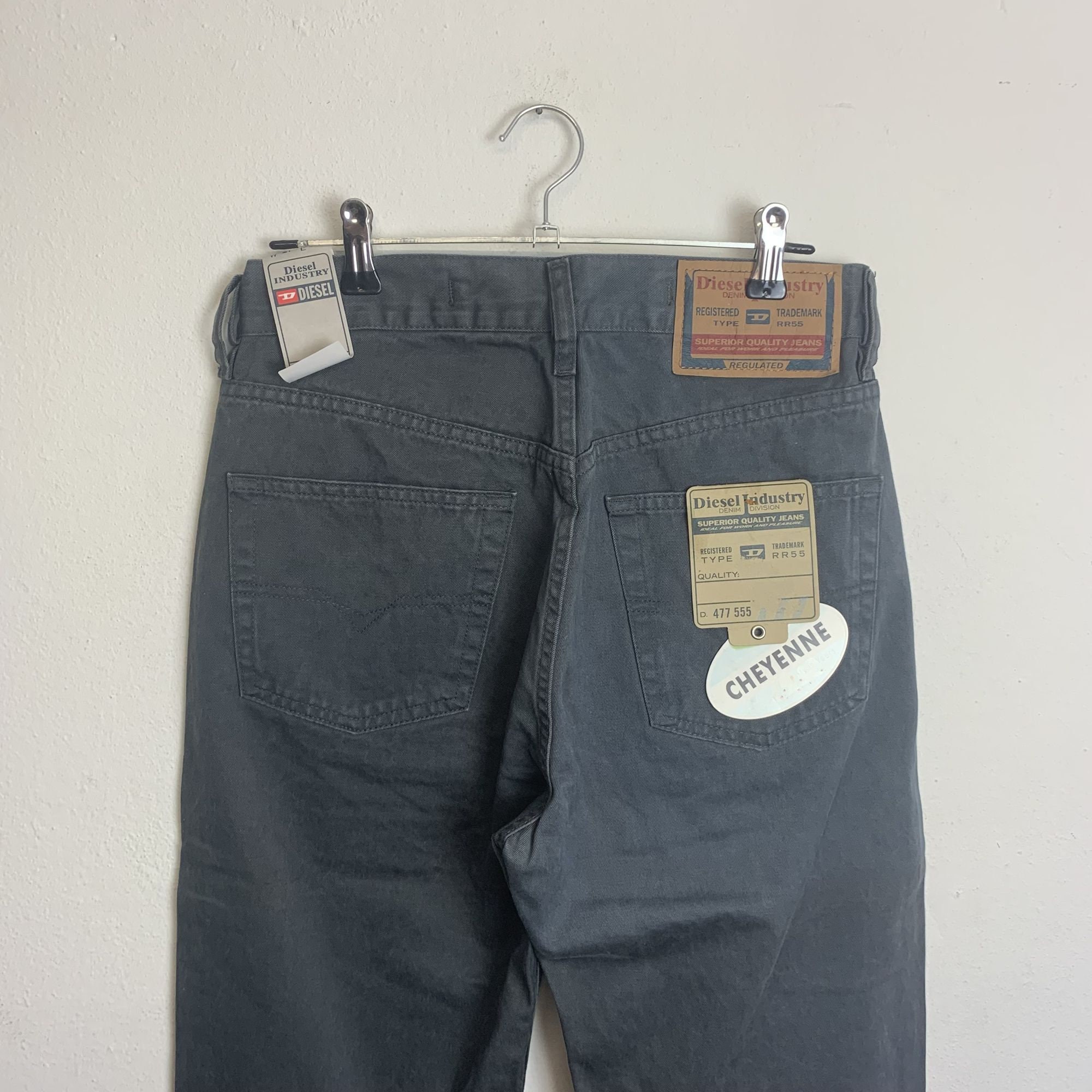 Vintage 80s 90s diesel Cheyenne Jeans Pants Grey - Etsy