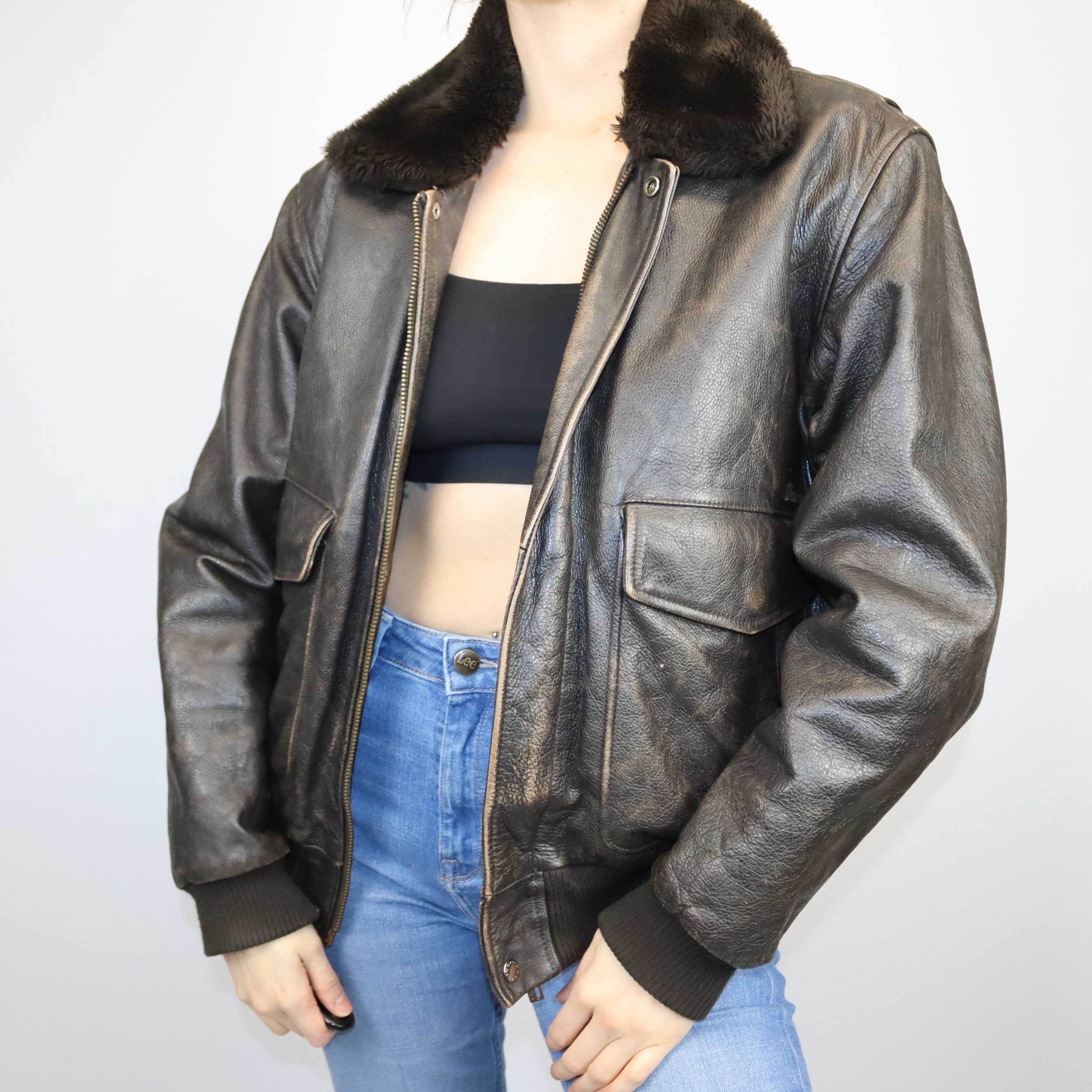 ジャケット・アウター 80s 90s CHEVIGNON Leather Varsity Jacket 80s 90s CHEVIGNON Leather Varsity Jacket size M | eBay