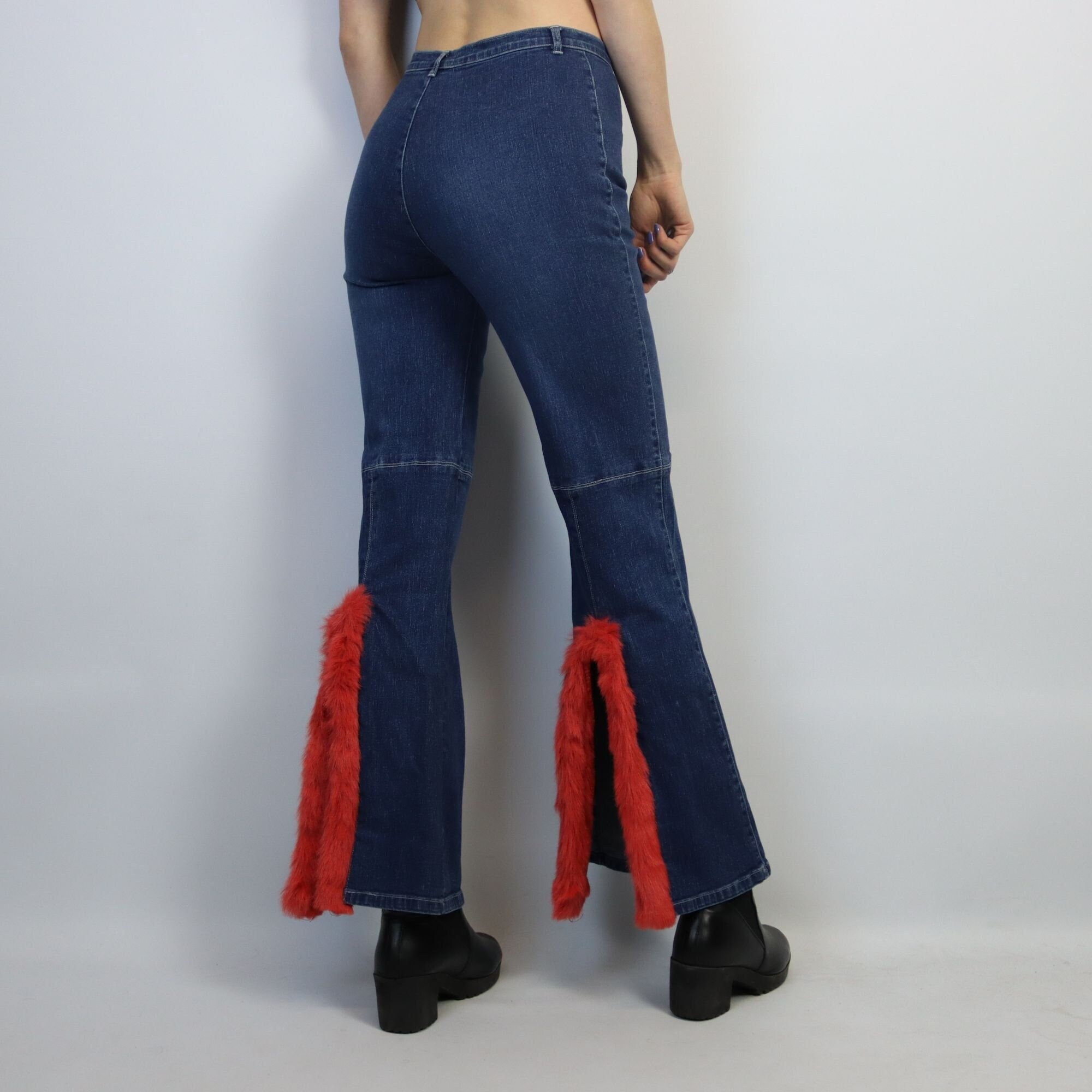 Vintage 90s 00s Y2K uncle Sam Flared Pants Jeans - Etsy Canada