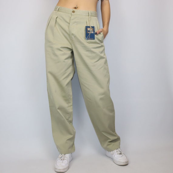 Vintage 80s 90s "SOVIET" pleated trousers pants b… - image 1