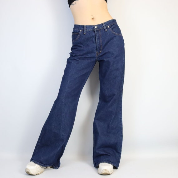 Vintage 90s 00s Y2K meucci Flared Pants Jeans Wide - Etsy Canada