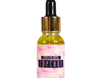 Cupcake Scented 15ml Cuticle Oil Dropper Bottle (Limited Edition)