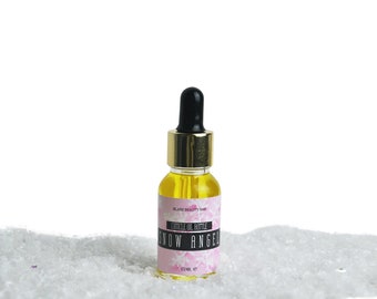 Snow Angel Scented 15ml Cuticle Oil Salon Dropper Pipette Bottle Vegan Cruelty Free Fragranced Nail Skincare Aftercare Growth Sweet