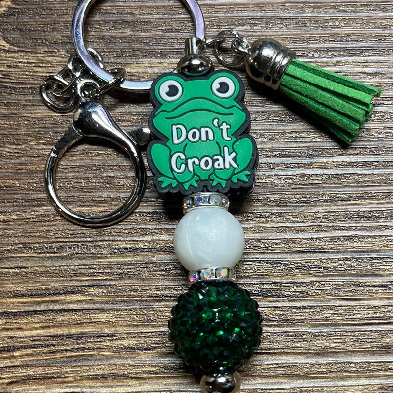 Frog Croaking Keychain - Etsy