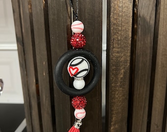 Charm para coche de mamá de béisbol