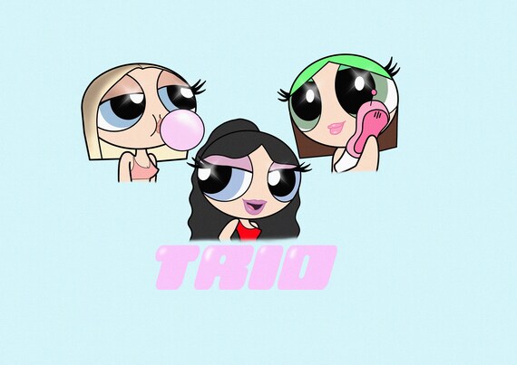 Powerpuff Girls Aesthetic Girl Power Custom Portrait Teenage Etsy