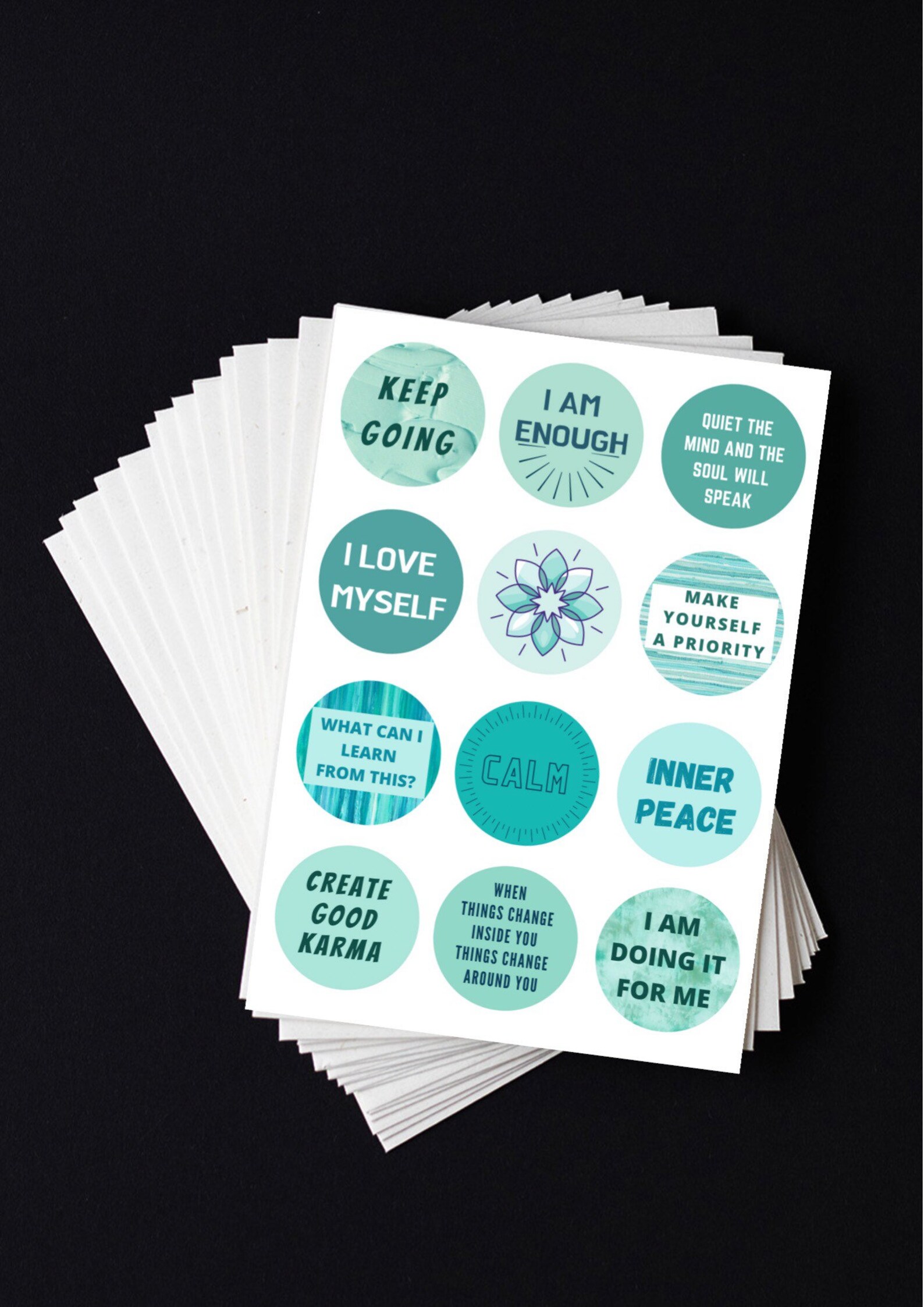 Motivational quote Stickers for Journal Diary Scrapbook Etsy