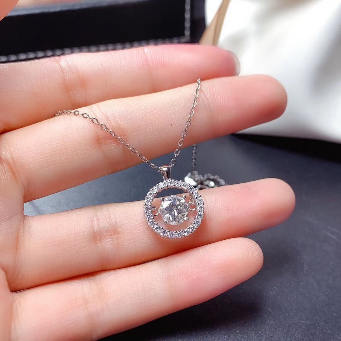 925 Sterling Silver Necklace for Women Christmas Etsy