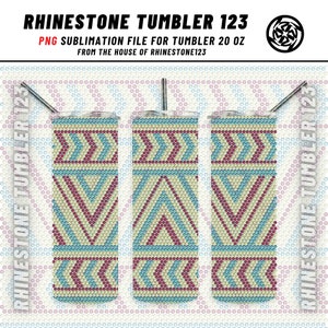 SS16 Rhinestone 20oz Skinny Tumbler Template Honeycomb Pattern pdf png File Digital Download