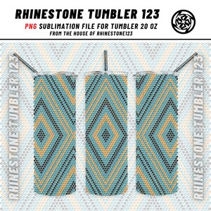 SS16 Rhinestone 20oz Skinny Tumbler Template Honeycomb Pattern pdf png File Digital Download