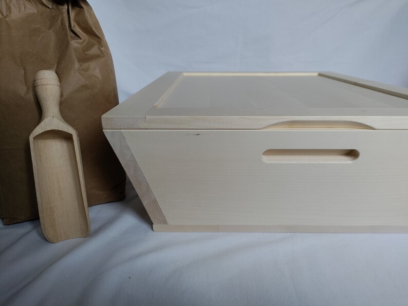 Madia Dough Box Wooden Box for Kneading and Rising Dough Etsy