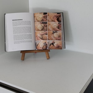 Walnut wood book stand image 1
