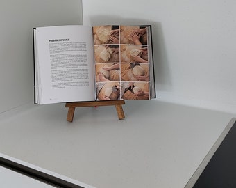 Walnut wood book stand
