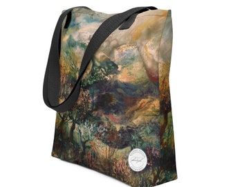 Storm Approaching an Orchard Tote Bag