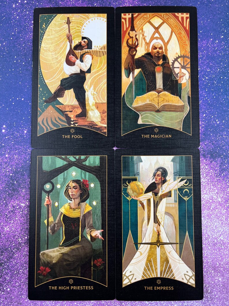 The Dungeons and Dragons Tarot Deck A 78card Deck and Etsy