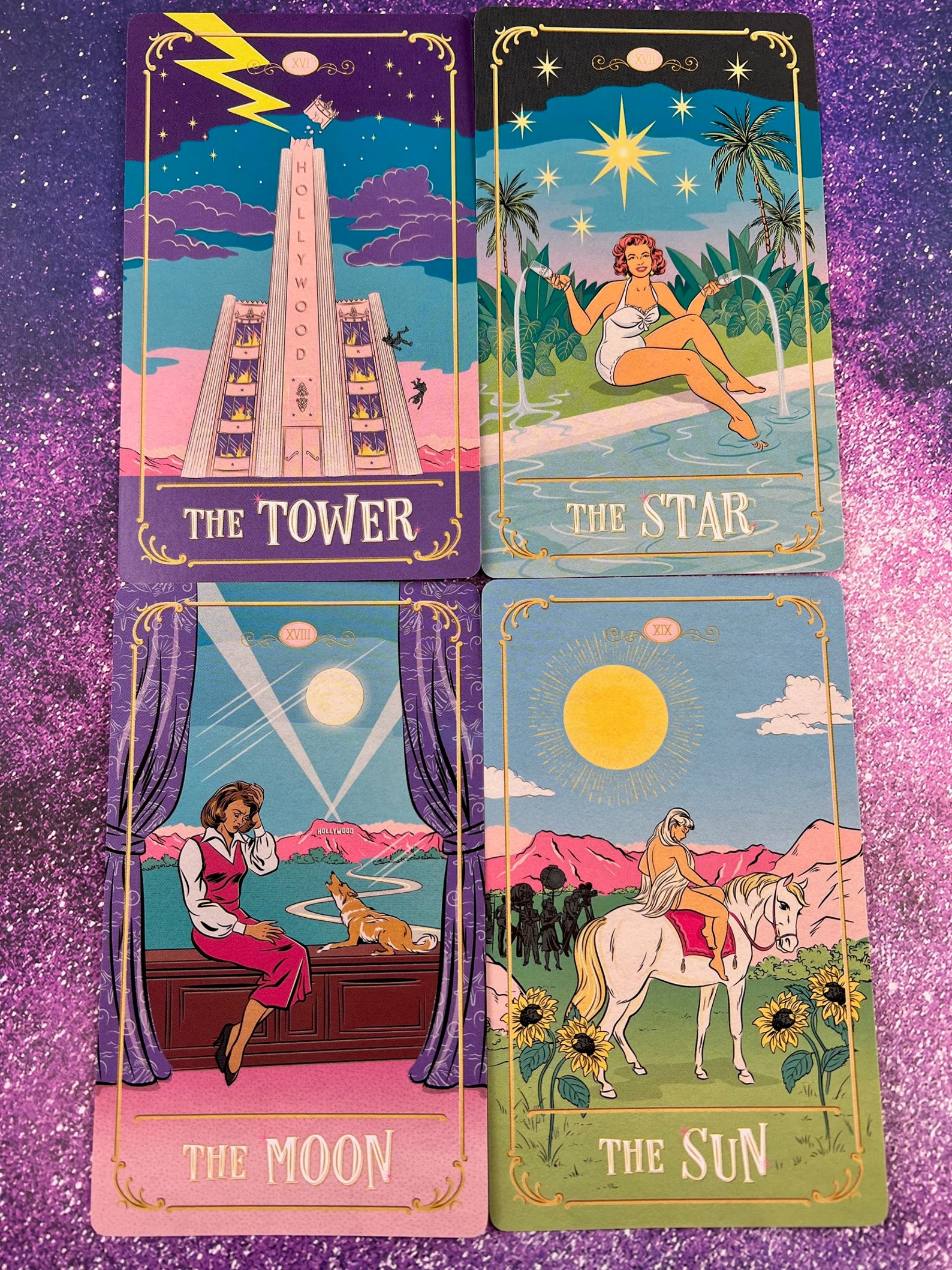 Tinseltown Tarot Cards A Look Into Your Future Through the Etsy