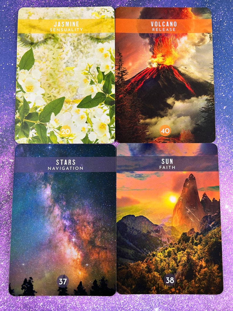 Messages from the Spirits of Nature Oracle Cards A 44Card Etsy