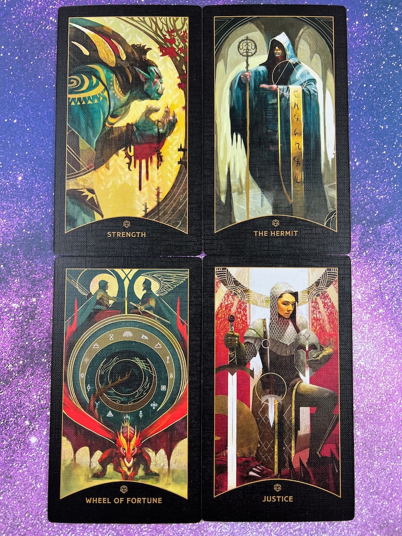 The Dungeons and Dragons Tarot Deck A 78card Deck and Etsy Israel
