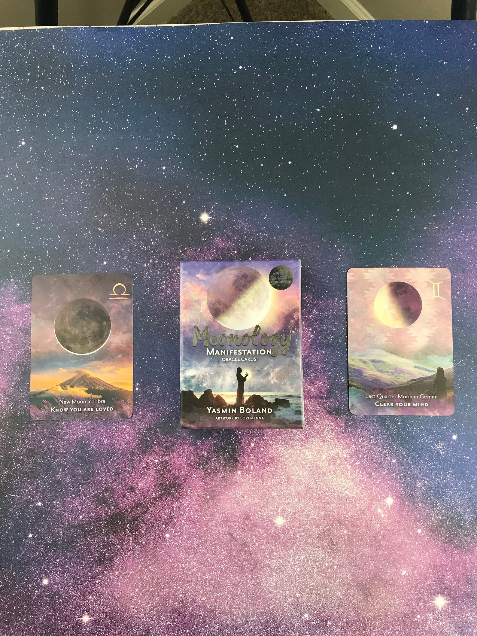 Moonology Manifestation Oracle A 48card Deck and Guidebook Etsy