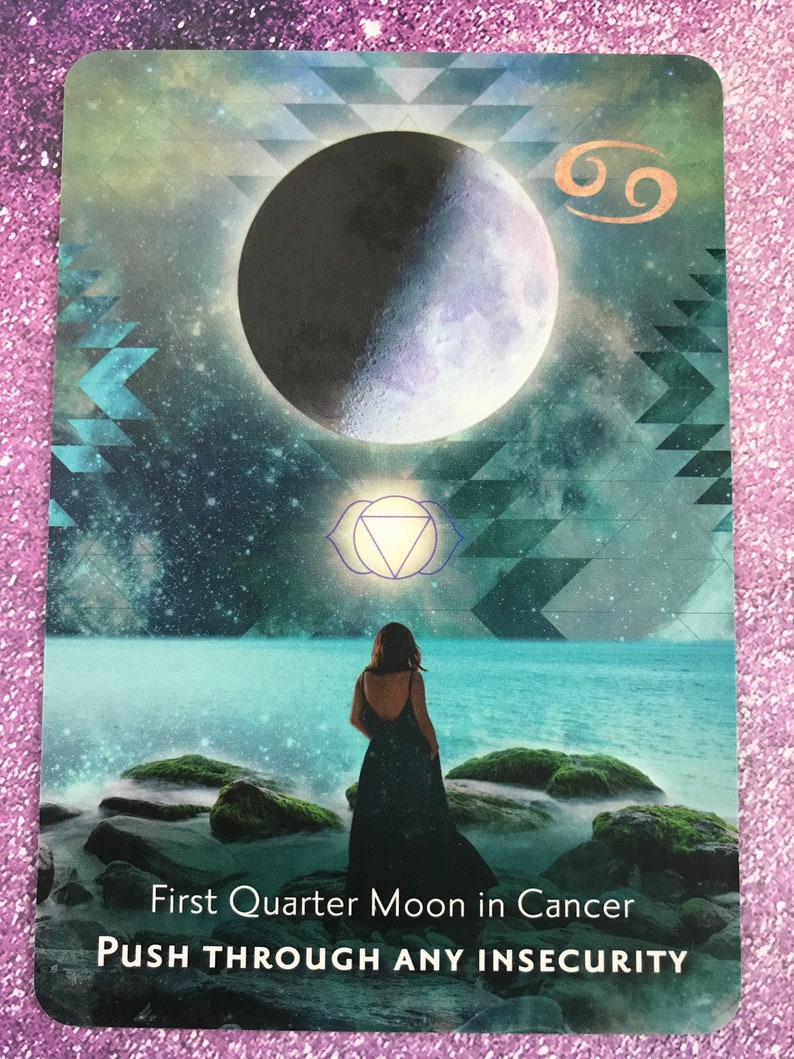 Moonology Manifestation Oracle A 48card Deck and Guidebook Etsy