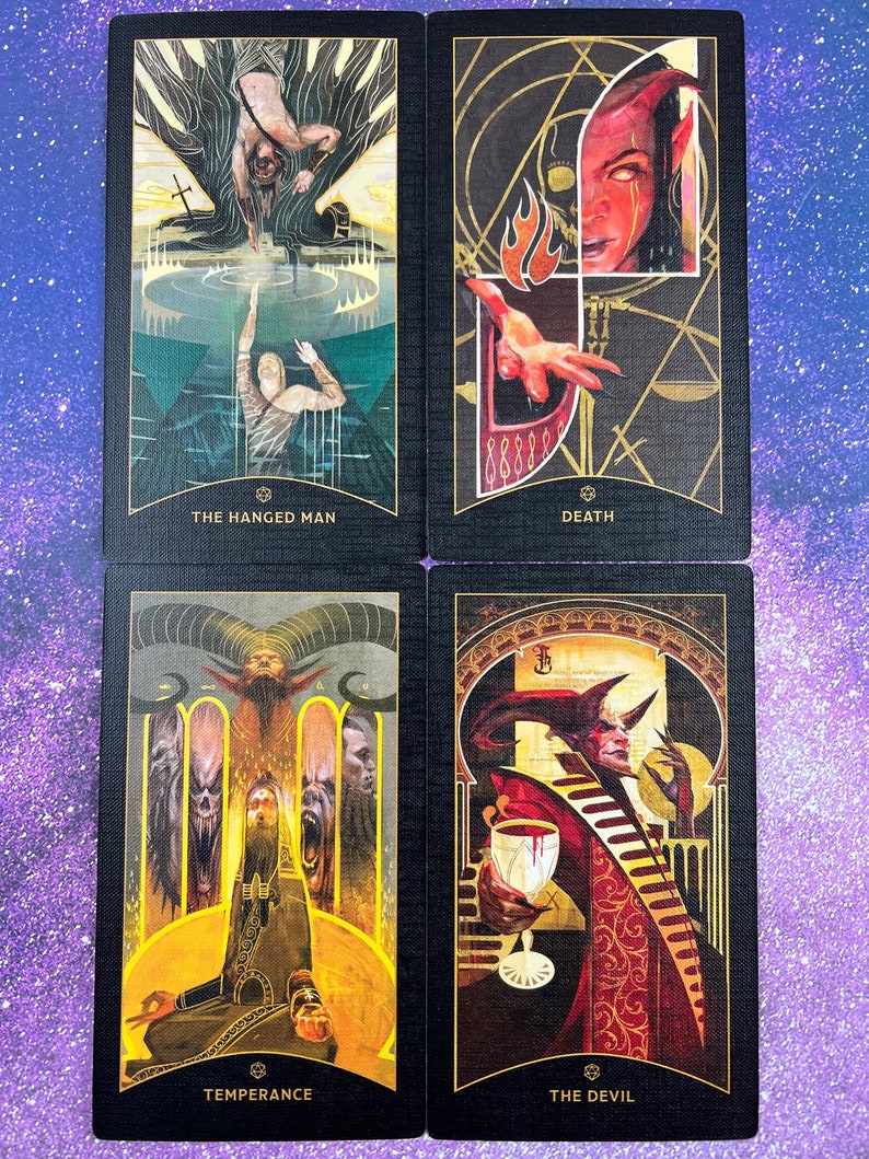 The Dungeons and Dragons Tarot Deck A 78card Deck and Etsy Israel
