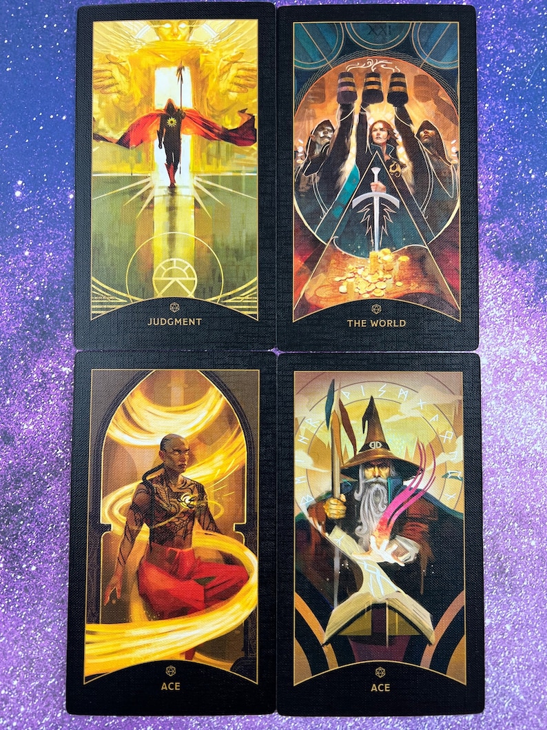 The Dungeons and Dragons Tarot Deck A 78card Deck and Etsy Hong Kong