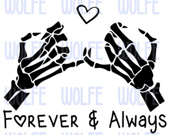 Para siempre y siempre: paquete de archivos PNG, SVG y AI