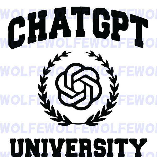 Chat GPT University  - SVG, PNG, & ai File Bundle