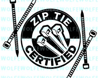 Zip Rider Svg Certified SVG Zip Tie SVG Technician SVG, Instant Svg Download, Zip Tie ...