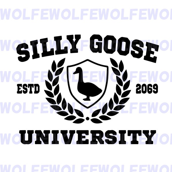 Silly Goose University - SVG, PNG, & AI File Bundle