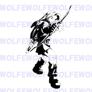 Link - Legend of Zelda - SVG, PNG, & AI File Bundle